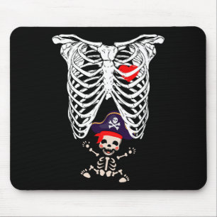 X-ray Skeleton Funny Pregnancy  Mouse Mat