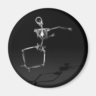 X-RAY SKELETON JOY LEAP B&W MAGNET