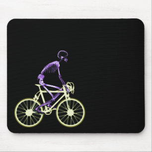 X-RAY SKELETON RIDING BIKE - ORIGINAL COLORS MOUSE MAT