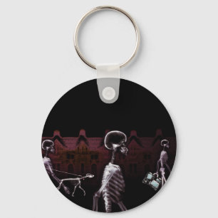 X-Ray Skeletons Midnight Stroll - Original Key Ring