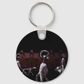 X-Ray Skeletons Midnight Stroll - Original Key Ring