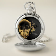 X-Ray Skull & Clock Parts - Orange