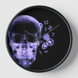 X-Ray Skull & Clock Parts - Purple