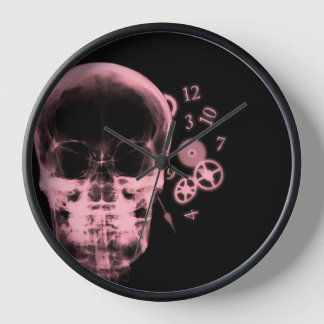 X-Ray Skull & Clock Parts - Red