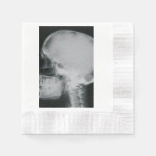 X-Ray Skull Napkin