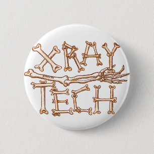 X-Ray Tech 6 Cm Round Badge