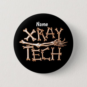 X-Ray Tech 6 Cm Round Badge