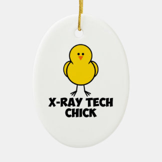 X Ray Tech Chick Ceramic Tree Decoration