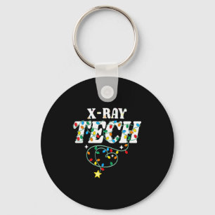 X-ray Tech Christmas Radiologic Technologist Techs Key Ring