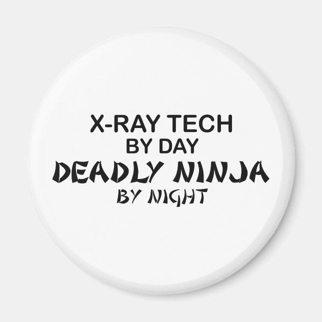 X-Ray Tech Deadly Ninja Magnet (Front)