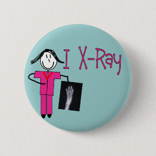 X-Ray Tech Gifts 6 Cm Round Badge