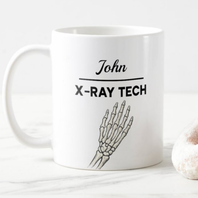 X-RAY TECH Personalized Name Radiography Coffee Mug (Creator Uploaded)