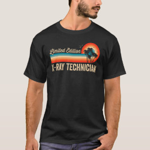 X ray Technician Birthday Retro Vintage Men Dad T-Shirt