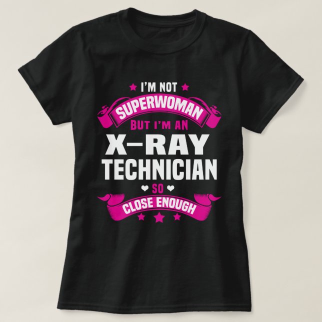 X-Ray Technician T-Shirt (Design Front)