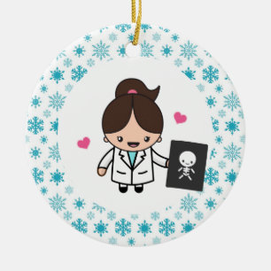 X-Ray Technician X Ray Tech Radiologist Ceramic Tree Decoration