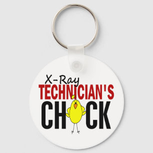 X-Ray Technician's Chick Key Ring