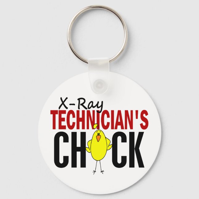 X-Ray Technician's Chick Key Ring (Front)
