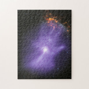 X-Ray Telescopes Ghostly Cosmic Hand Jigsaw Puzzle