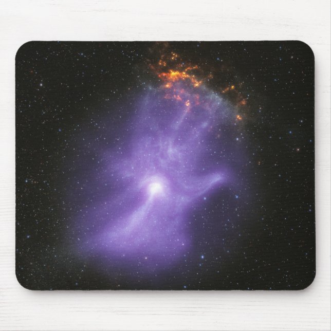 X-Ray Telescopes Ghostly Cosmic Hand Mouse Mat (Front)