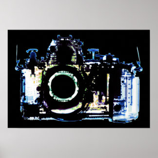 X-RAY VISION CAMERA - ORIGINAL BLUE POSTER