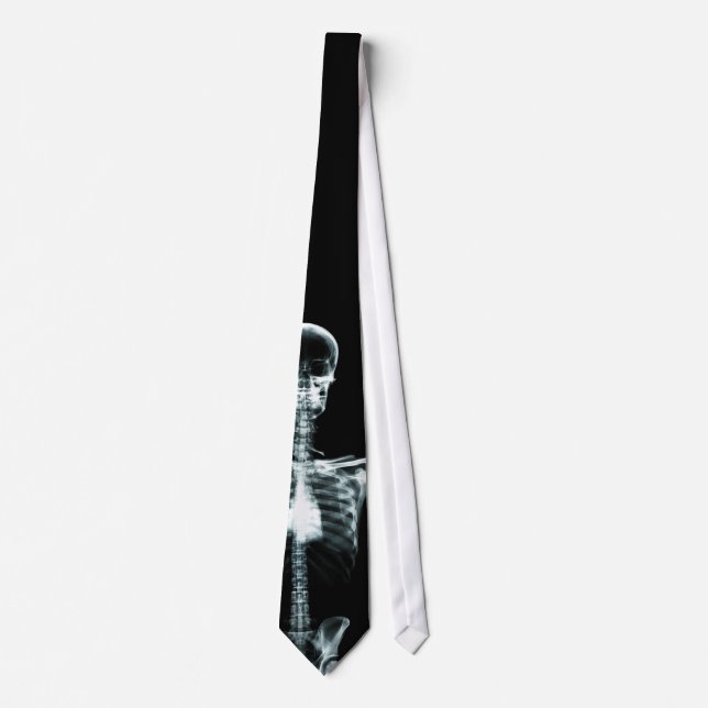 X-Ray Vision Single Skeleton Neck Tie (Front)