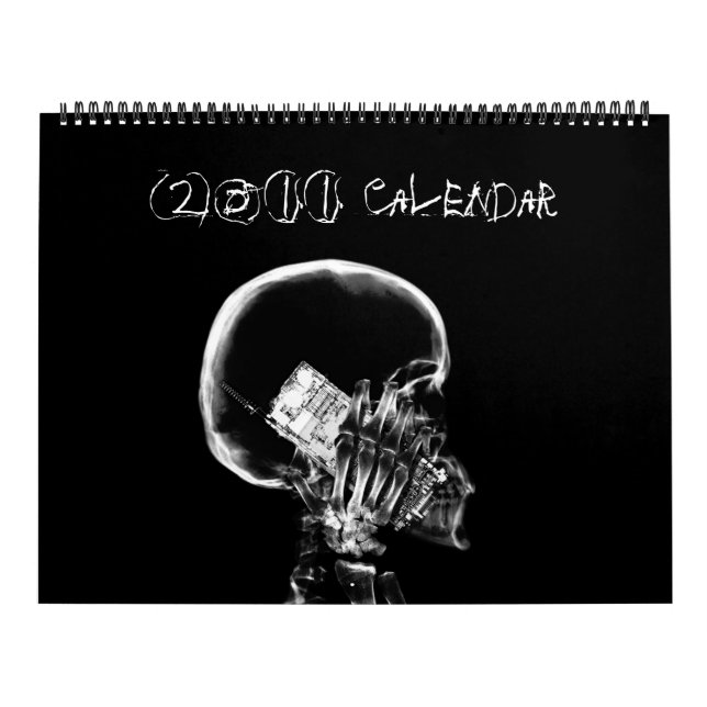 X-Ray Vision Skeleton 2011 Calendar (Cover)