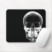 X-RAY VISION SKELETON SKULL - B&W MOUSE MAT (With Mouse)
