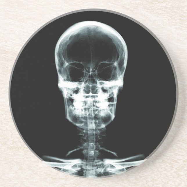 X-RAY VISION SKELETON SKULL - ORIGINAL COASTER (Front)