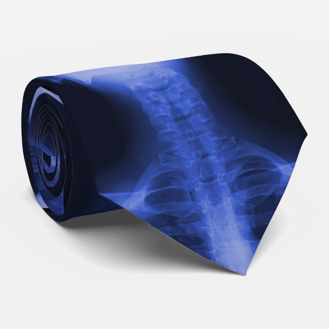 X-rayed 2 - Electromagnetic Blue Tie (Rolled)