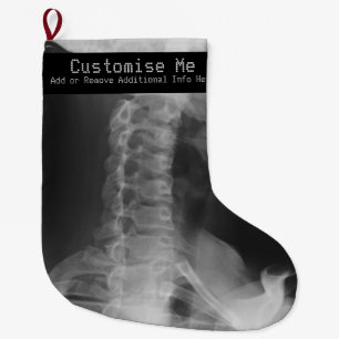 X-Rayed 2 (Original) Large Christmas Stocking