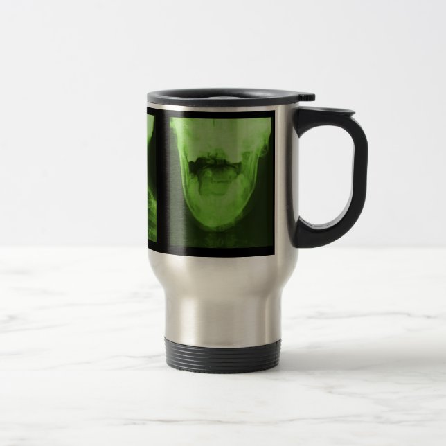 X-rayed 3 - Radioactive Green Travel Mug (Right)