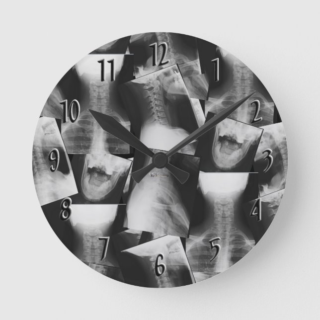 X-rayed Round Clock (Front)