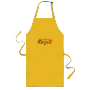 X-tra Spicy Funny Hot Pepper Graphic T-Shirt Long Apron