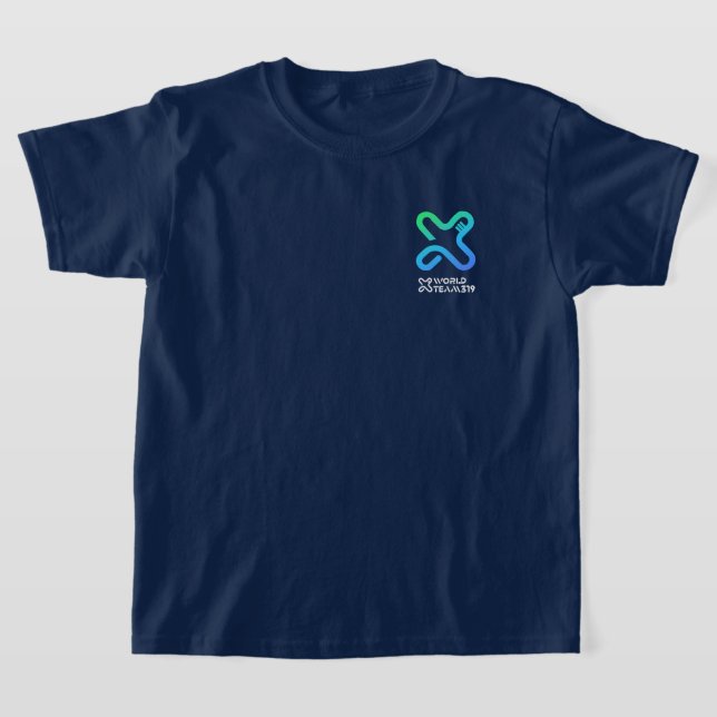 X World Team 319-20250221 Kids Basic T-shirt (Laydown)