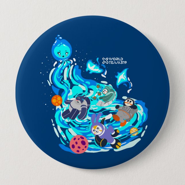 X World Team 319-20250305 button (Front)