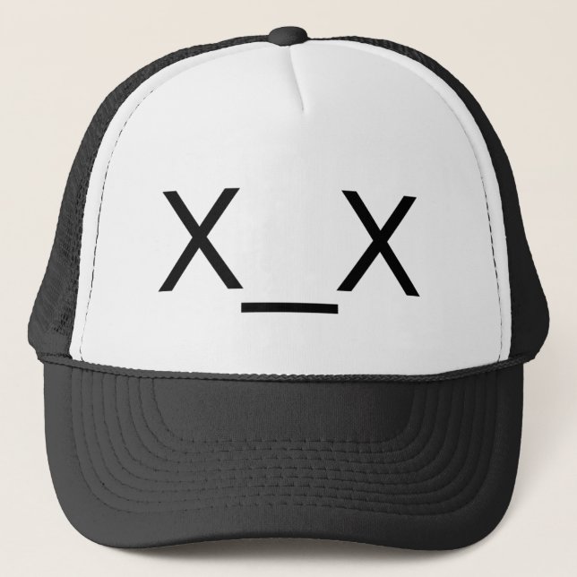 x_x Dead Emoticon Hat (Front)