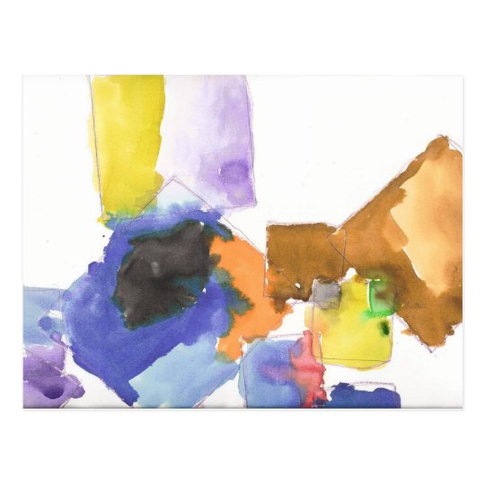 xaNdeR's "Watercolor Squares" Postcard