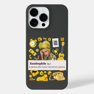 XANTHOPHILE YELLOW ELEMENT YELLOW LOVER iPhone 14 PRO MAX CASE