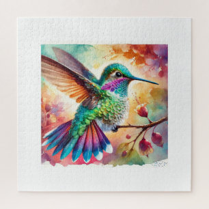 Xantus Hummingbird 080824AREF108 - Watercolor Jigsaw Puzzle