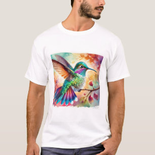 Xantus Hummingbird 080824AREF108 - Watercolor T-Shirt