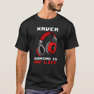 Xaver Gaming Is My Life Personalised T-Shirt