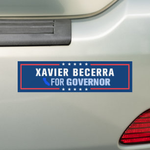 Xavier Becerra for California Governor Bumper Sticker