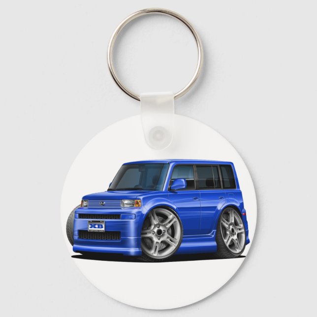 XB Blue Car Key Ring (Front)