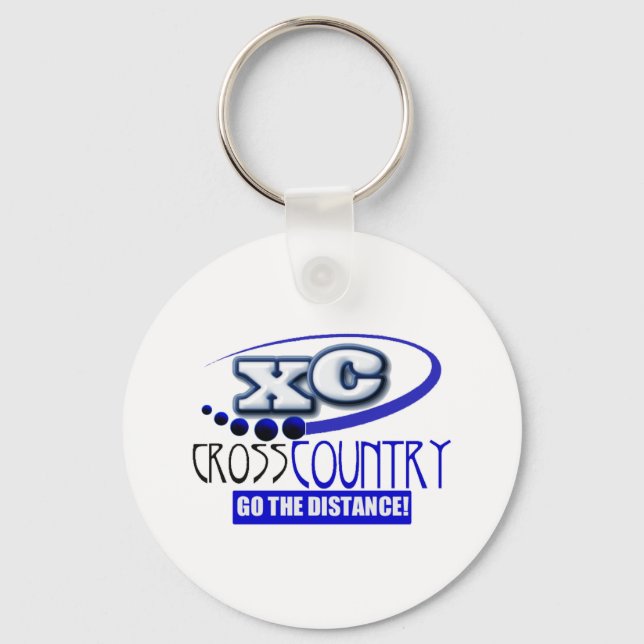 XC CROSS COUNTRY GO THE DISTANCE! KEY RING (Front)