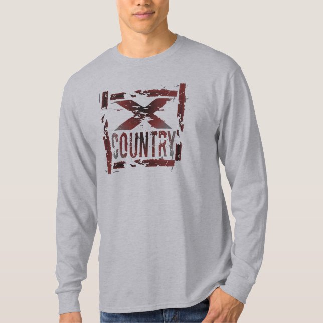 XC Cross Country Runner X-Country T-Shirt (Front)