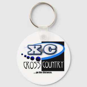 XC MOTTO - Go the Distance - CROSS COUNTRY Key Ring
