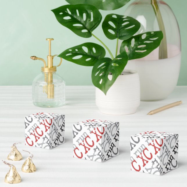 XC Run - Cross Country Running Favour Box (Multiple)