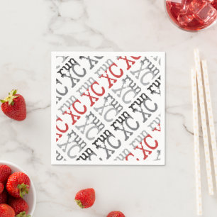 XC Run - Cross Country Running Napkin