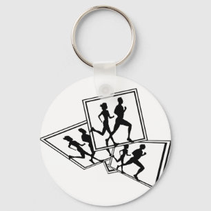 XC RUN RUN RUN CROSS COUNTRY KEY RING