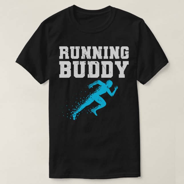 XC Runner Cross Country Running Buddy T-Shirt (Design Front)